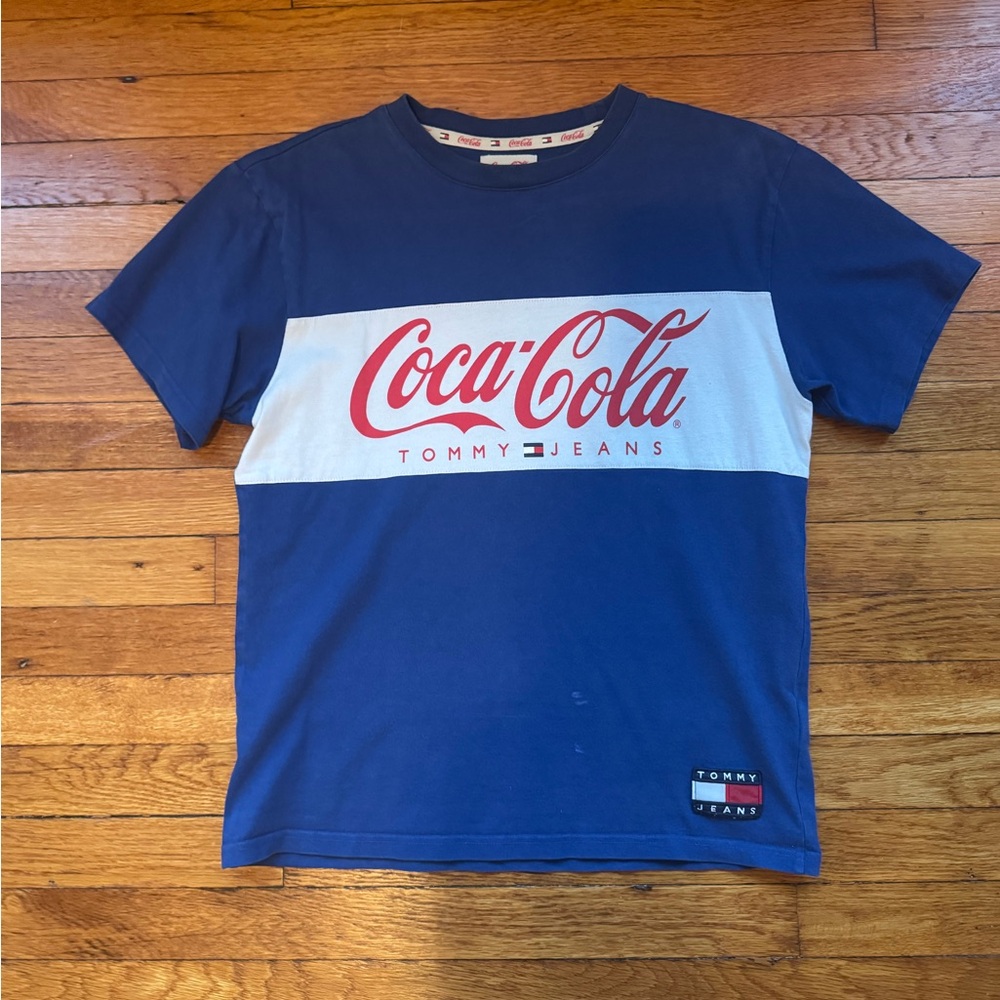 Vintage Tommy Hilfiger Coca-Cola Blue Tee
